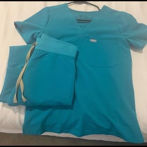 Xs top xxs bottom- teal